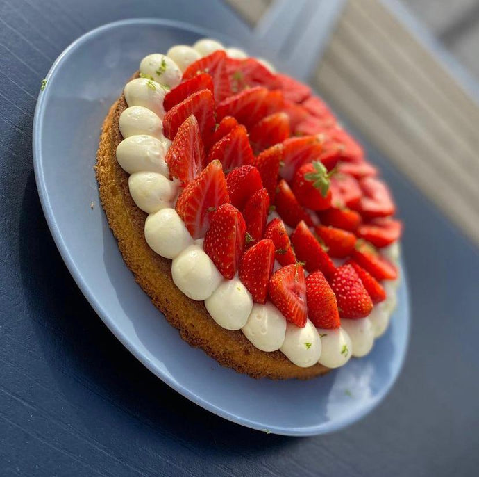 🍴 La tarte aux fraises et citron de Gaetan 🍋🍓